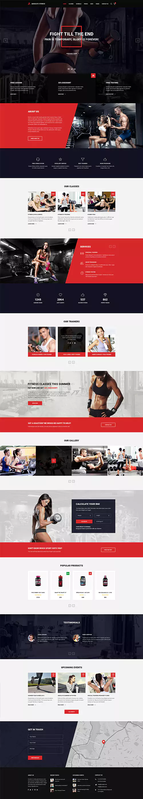 Fitness Application