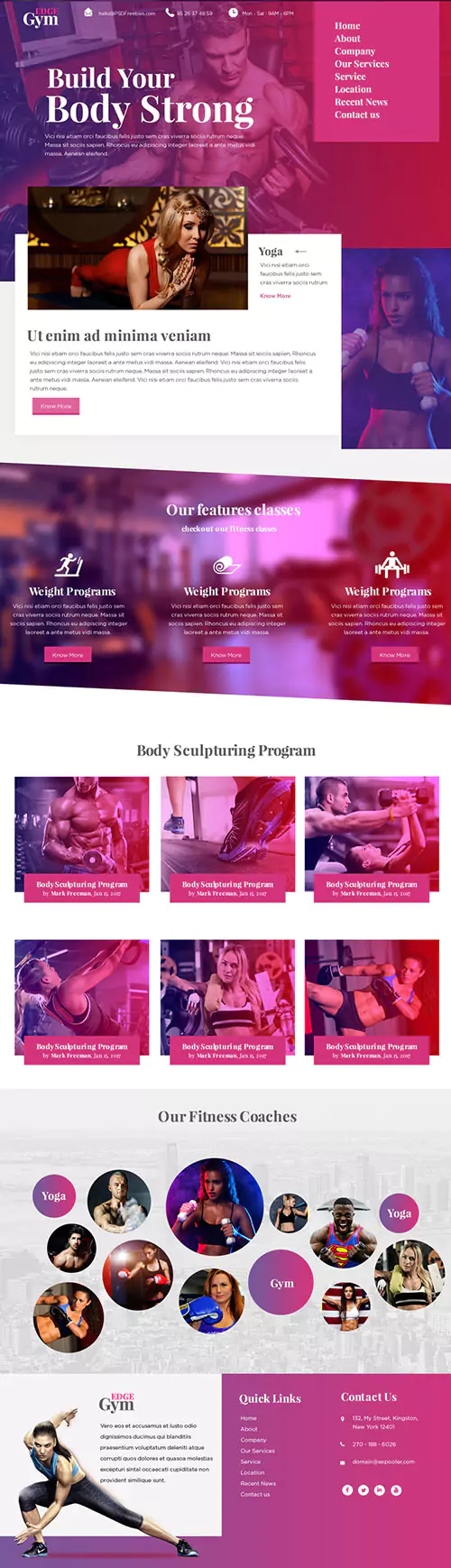 Fitness Application